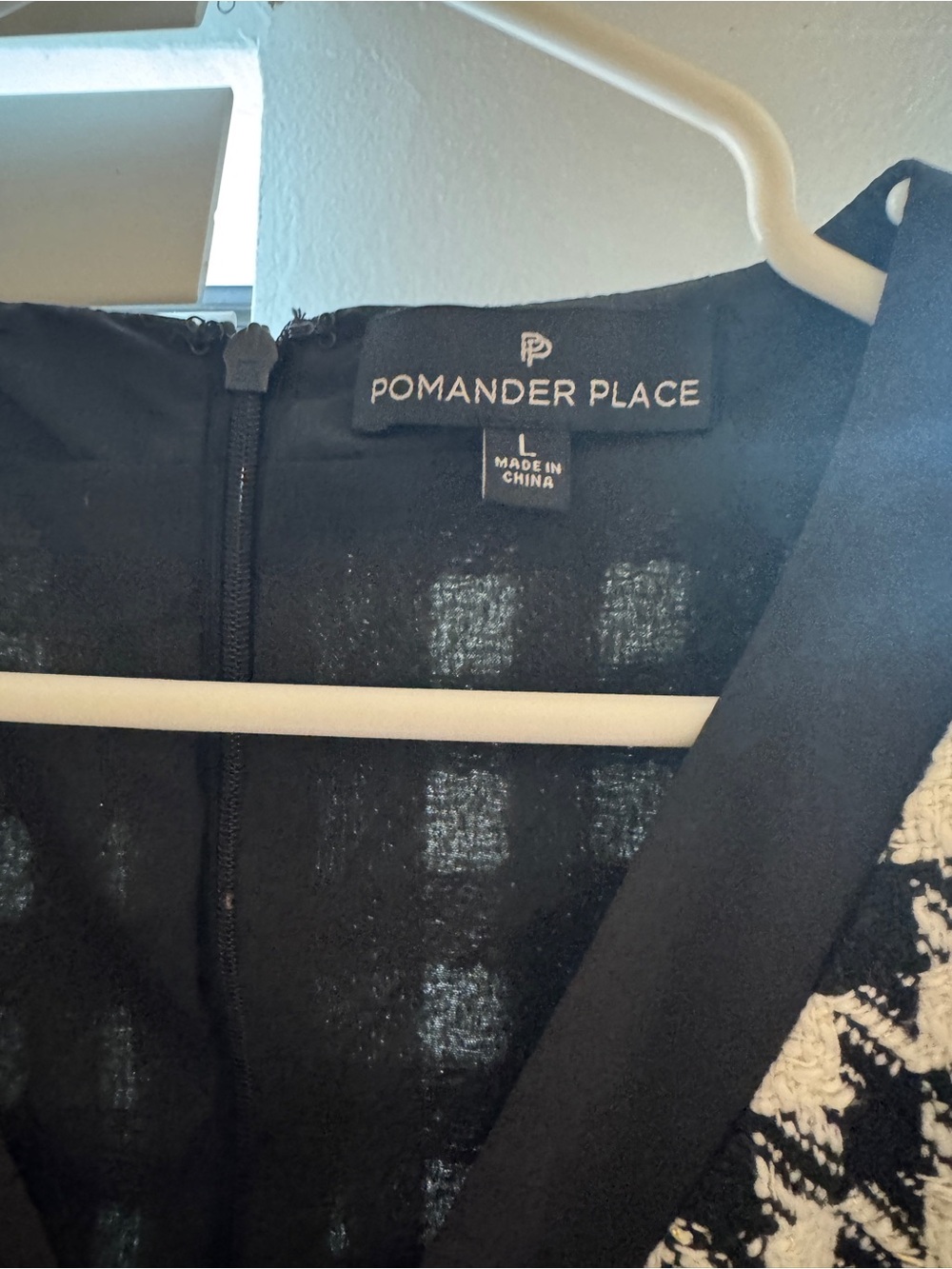 Tuckernuck pomander place Black & White Houndstooth Bow-Front Knit Dress - Picture 9 of 10